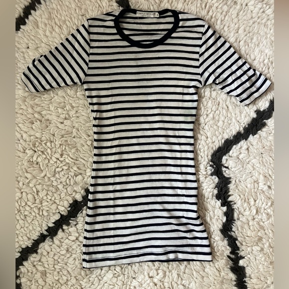 SOLD Simply merino stripe tee S - Picture 1 of 3